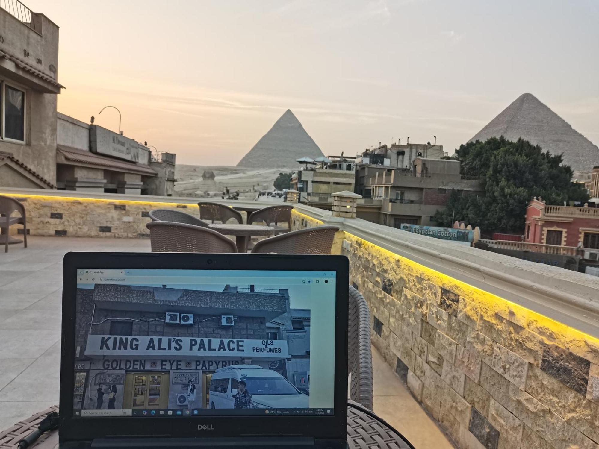 King Ali Pyramids View Inn Kafret el-Gabal Exterior photo